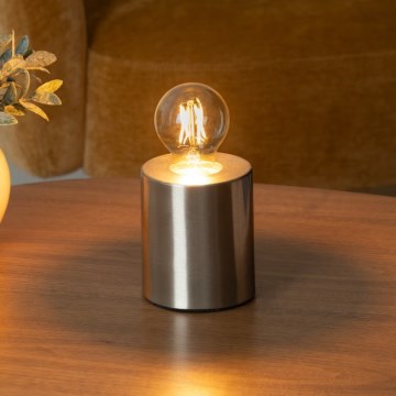 Atmosphera - Tafellamp SABA 1xE27/40W/230V zilver