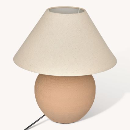 Atmosphera - Tafellamp SEIYA 1xE27/60W/230V bruin/beige