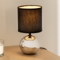 Atmosphera - Tafellamp TIMÉO 1xE14/60W/230V glanzend chroom/zwart