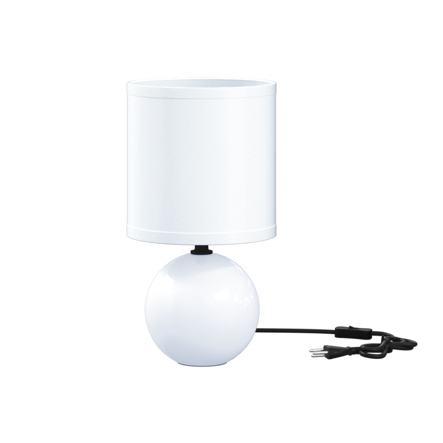 Atmosphera - Tafellamp TIMÉO 1xE14/60W/230V glanzend wit