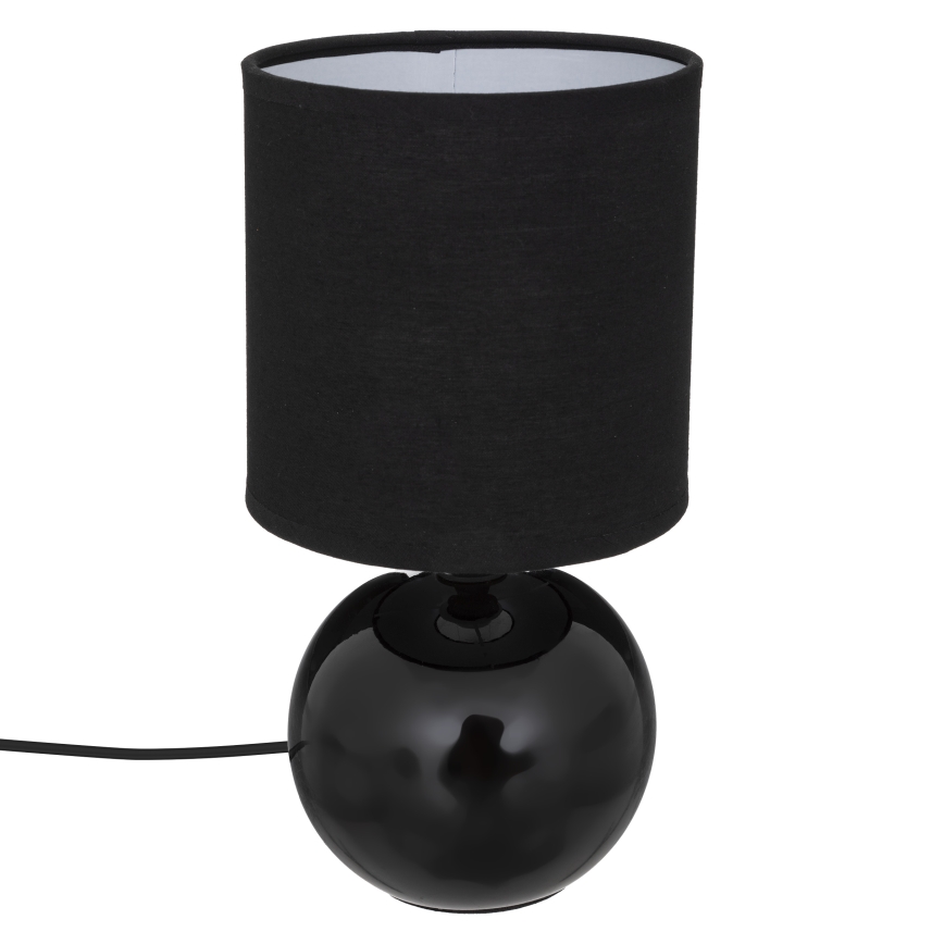 Atmosphera - Tafellamp TIMÉO 1xE14/60W/230V glanzend zwart