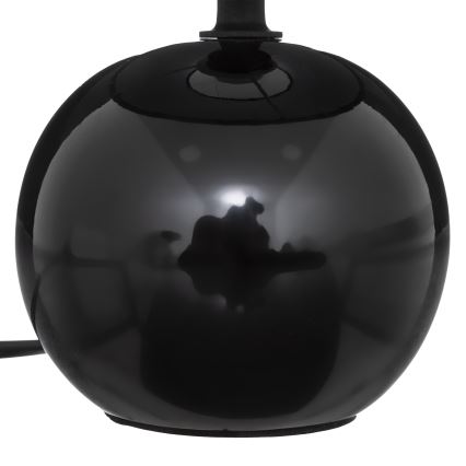 Atmosphera - Tafellamp TIMÉO 1xE14/60W/230V glanzend zwart