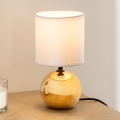 Atmosphera - Tafellamp TIMÉO 1xE14/60W/230V goud/wit