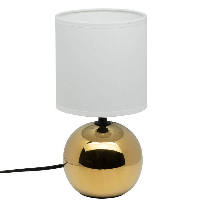 Atmosphera - Tafellamp TIMÉO 1xE14/60W/230V goud/wit