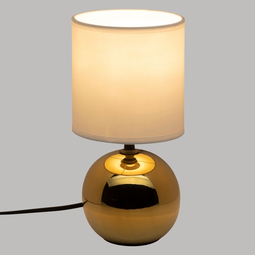 Atmosphera - Tafellamp TIMÉO 1xE14/60W/230V goud/wit