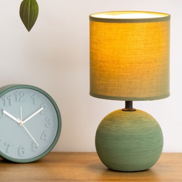 Atmosphera - Tafellamp TIMÉO 1xE14/60W/230V khaki