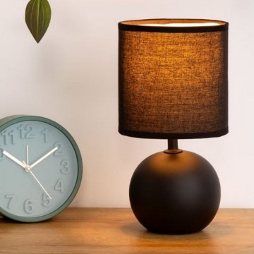 Atmosphera - Tafellamp TIMÉO 1xE14/60W/230V mat zwart