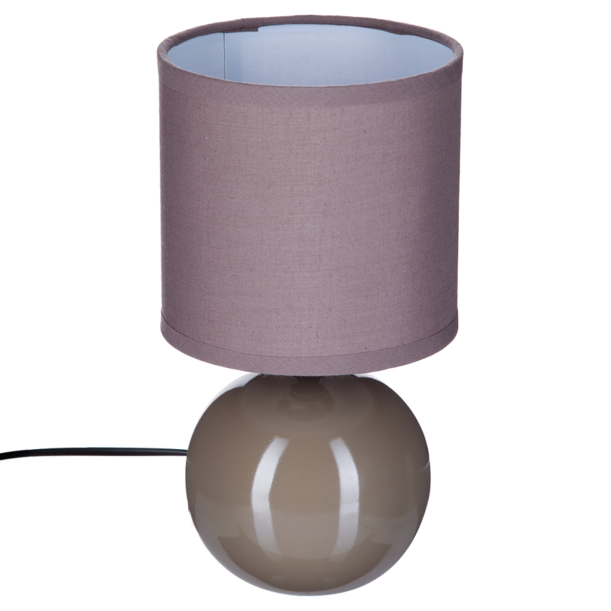 Atmosphera - Tafellamp TIMÉO 1xE14/60W/230V taupe