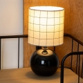 Atmosphera - Tafellamp TIMÉO 1xE14/60W/230V zwart/wit