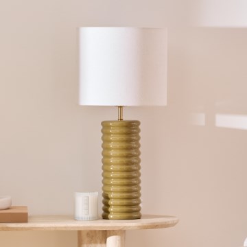 Atmosphera - Tafellamp VINUS 1xE27/60W/230V kaki