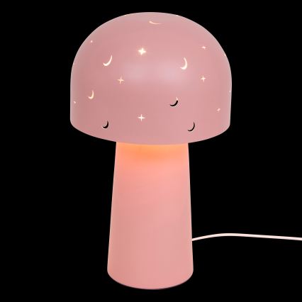 Atmosphera - Tafellamp voor kinderen STARRY MUSHROOM 1xE14/25W/230V roze