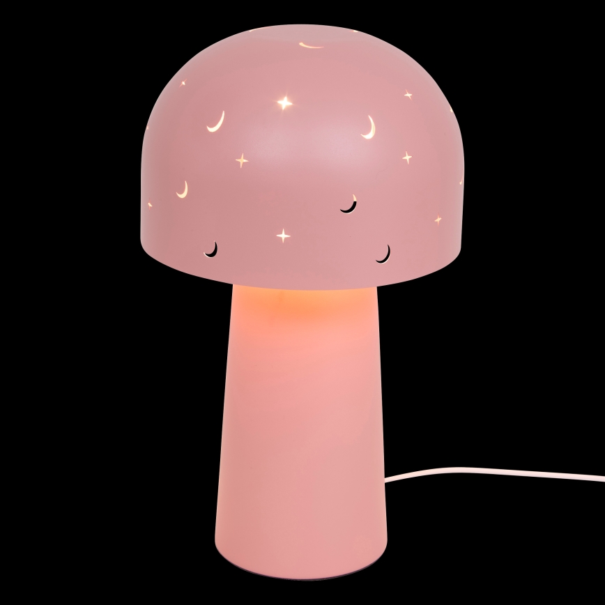 Atmosphera - Tafellamp voor kinderen STARRY MUSHROOM 1xE14/25W/230V roze