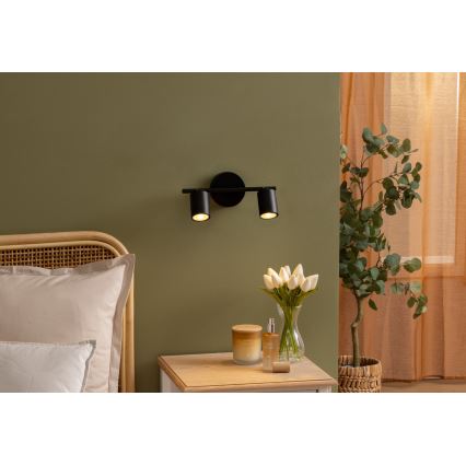 Atmosphera - Verlichtingsarmatuur VICO 2xGU10/25W/230V zwart