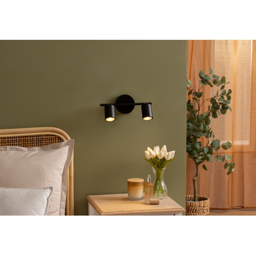 Atmosphera - Verlichtingsarmatuur VICO 2xGU10/25W/230V zwart