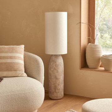 Atmosphera - Vloerlamp KEYAH 1xE27/40W/230V 111 cm grijs