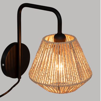 Atmosphera - Wandlamp JILY 1xE27/40W/230V jute