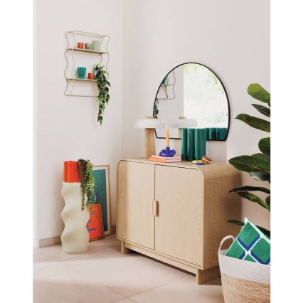 Atmosphera - Wandspiegel ALICE 65x90 cm zwart