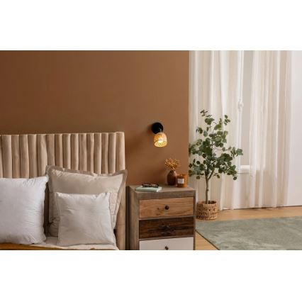 Atmosphera - Wandspot LIO 1xE27/25W/230V bamboe