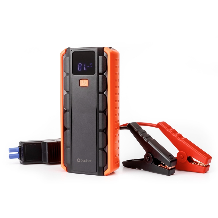 Auto starthulpset 1000A met een powerbank 12000 mAh PD 10W en LED Zaklamp met haak en magneet