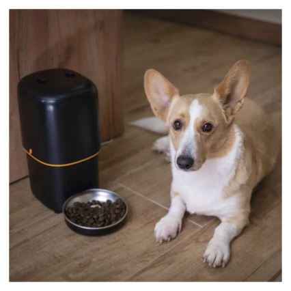 Automatische voerdispenser 4 l/5V/3xD zwart Wi-Fi