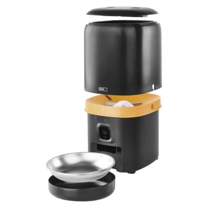 Automatische voerdispenser met microfoon en camera 4l/5V/3xD Wi-Fi