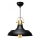 AYD Hanglamp 1xE27/40W/230V zwart/goud