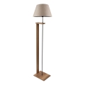 AYD Vloerlamp 1xE27/40W/230V beige/bruin