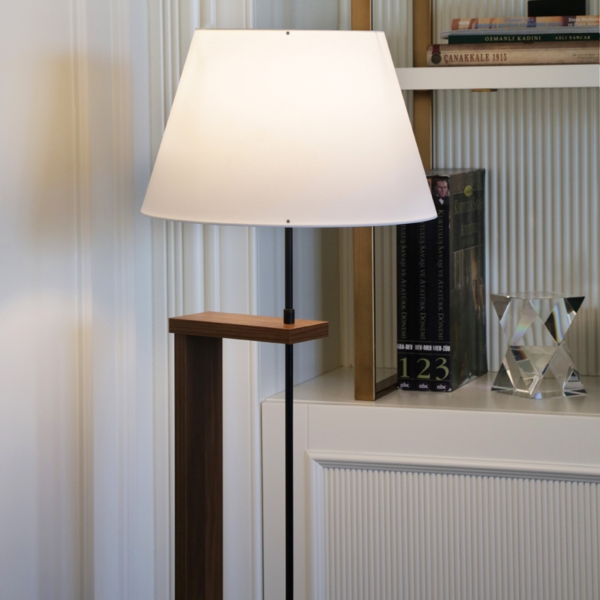 AYD Vloerlamp 1xE27/40W/230V beige/bruin