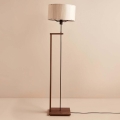 AYD Vloerlamp 1xE27/40W/230V bruin/beige