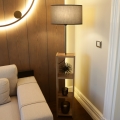 AYD Vloerlamp 1xE27/40W/230V bruin/grijs