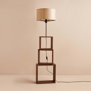 AYD Vloerlamp 1xE27/40W/230V bruin