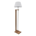 AYD Vloerlamp 1xE27/40W/230V Wit/Bruin