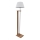 AYD Vloerlamp 1xE27/40W/230V Wit/Bruin