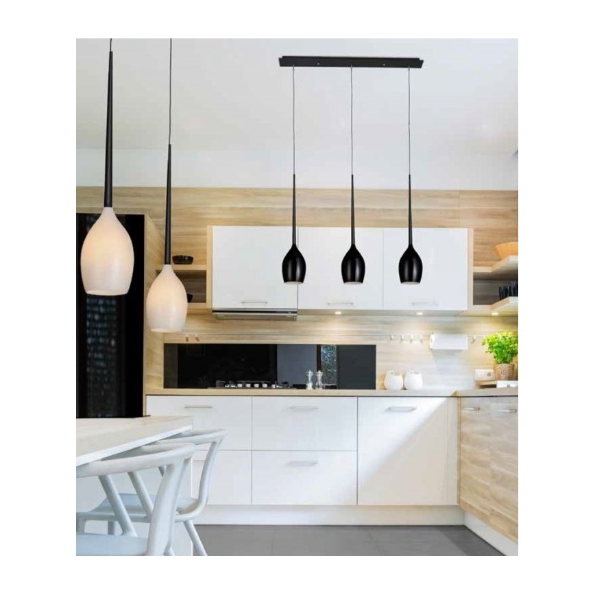 Azzardo AZ0100 - Hanglamp aan koord IZZA 4xE14/40W/230V