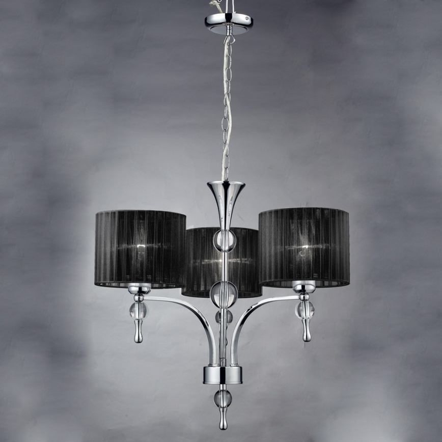 Azzardo AZ0498 - Hanglamp aan ketting IMPRESS 3xE27/60W/230V