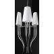 Azzardo AZ1232 - Hanglamp aan ketting DIABLO 6xE14/11W/230V wit