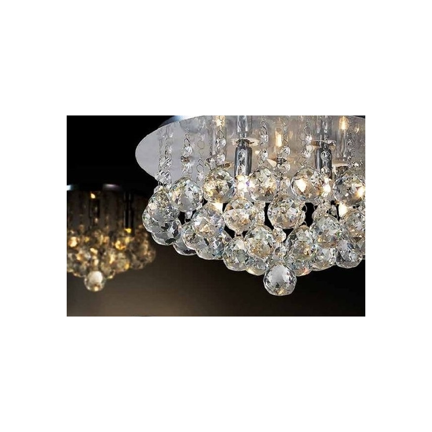 Azzardo AZ1285 - Kristallen plafondlamp BOLLA 3xG9/40W/230V