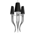 Azzardo AZ1344 - Hanglamp aan ketting DIABLO 6xE14/11W/230V zwart