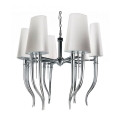 Azzardo AZ1389 - Hanglamp aan ketting DIABLO 12xE14/11W/230V wit