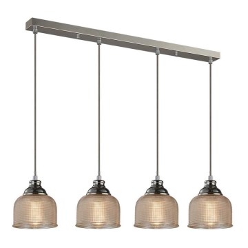 Azzardo AZ2111 - Hanglamp aan koord MORA 4xE27/60W/230V