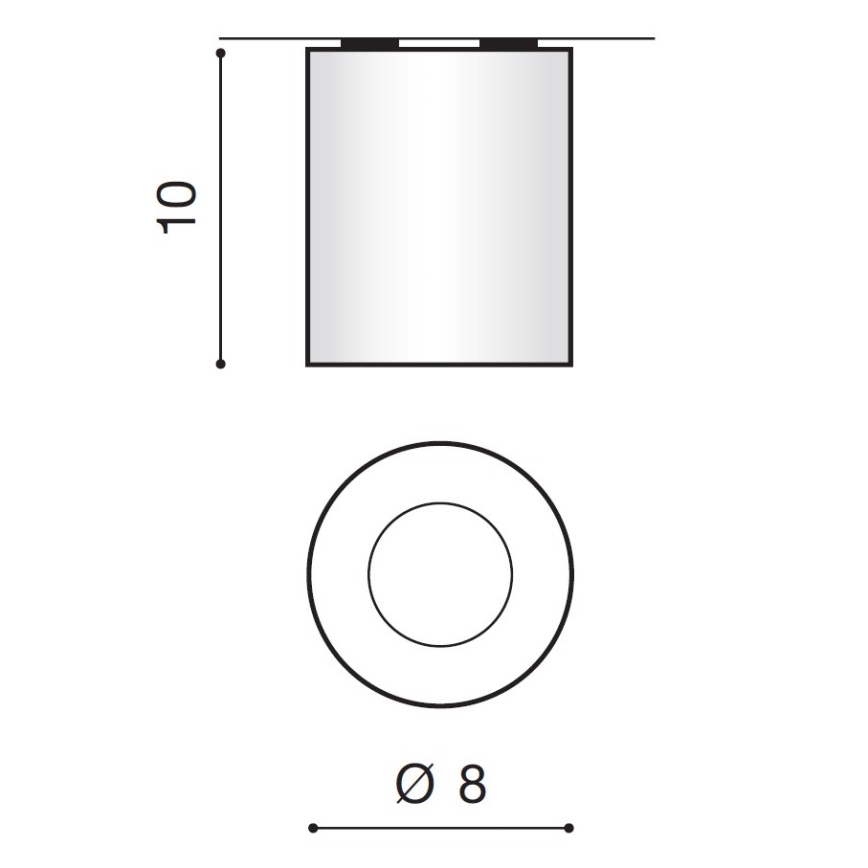 Azzardo AZ2558 - Plafondverlichting buiten ARO 1xGU10/50W/230V IP54