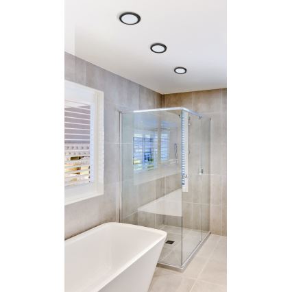 Azzardo AZ2835 - Hangende LED Badkamer plafond verlichting SLIM 1xLED/6W/230V IP44 CRI 90
