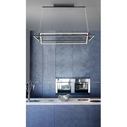Azzardo AZ2849 - LED dimbare hanglamp aan kabel VIENA 2xLED/70W/230V