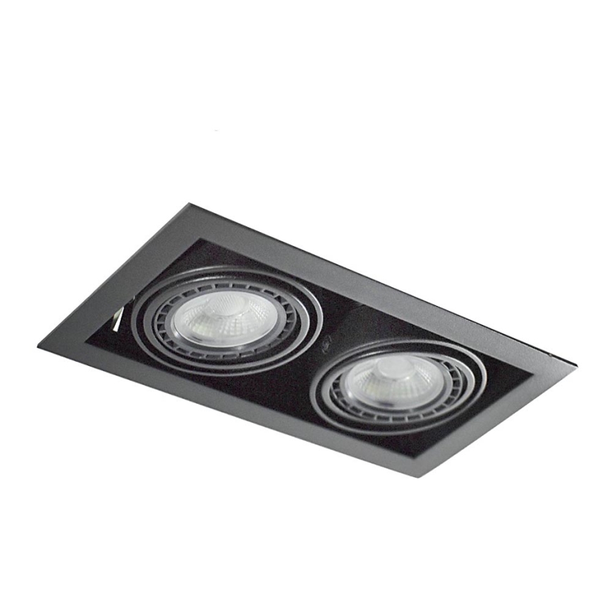Azzardo AZ2875 - Inbouwlamp NOVA 2xGU10-ES111/50W/230V