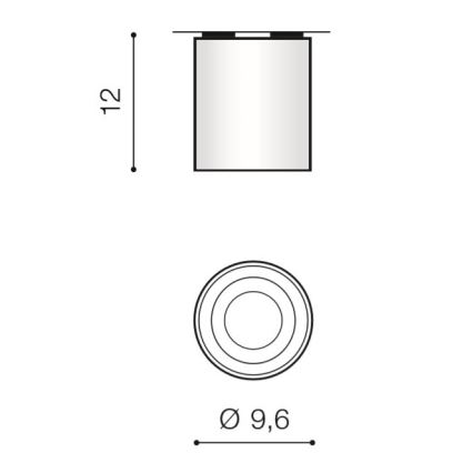 Azzardo AZ2955 - Plafondverlichting BROSS 1xGU10/50W/230V