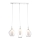 Azzardo AZ3075 - Hanglamp aan koord AMBER 3xG9/40W/230V