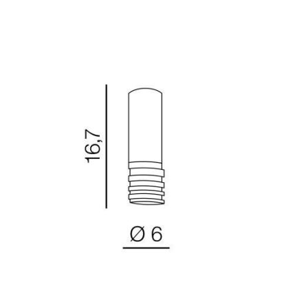 Azzardo AZ3125 - Plafondverlichting LOCUS 1xGU10/35W/230V