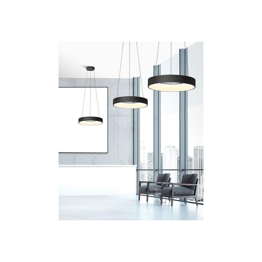 Azzardo AZ3449 - LED Hanglamp aan koord dimbaar SOVANA LED/80W/230V + afstandsbediening