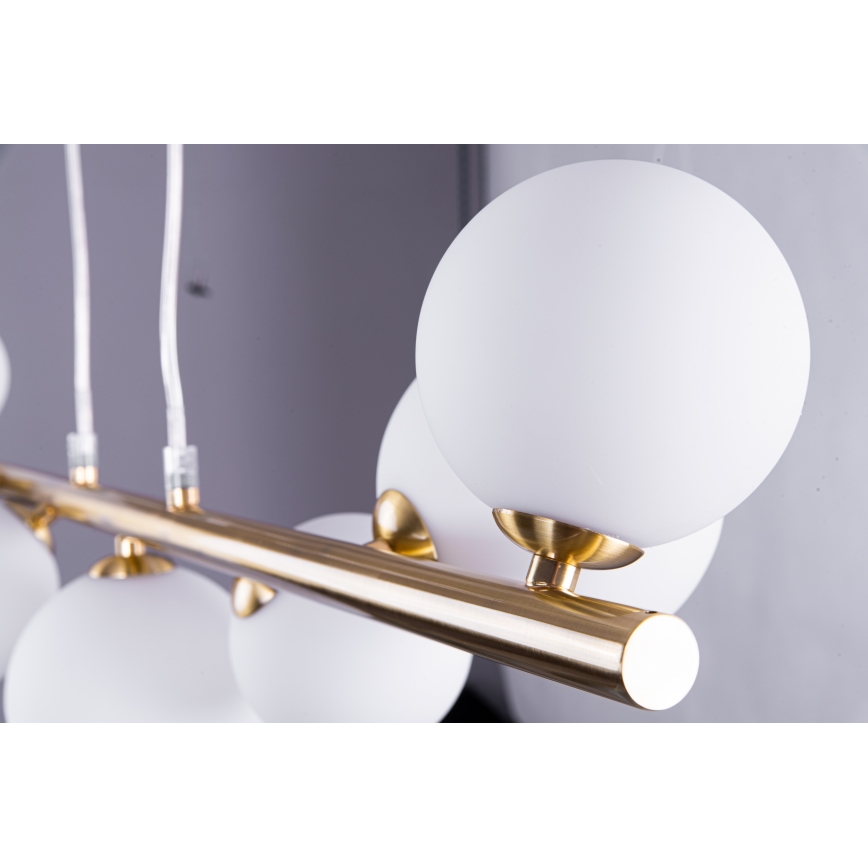 Azzardo AZ4409 - Hanglamp aan een koord SYBILLA 7xG9/25W/230V koper
