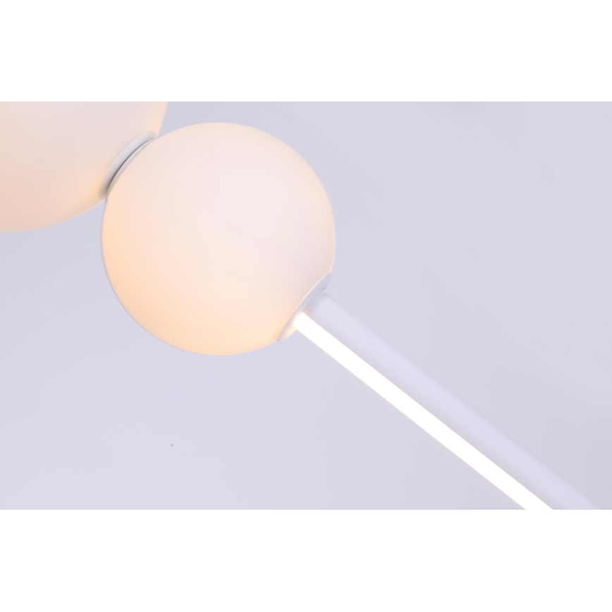 Azzardo AZ4426 - Dimbare LED Hanglamp aan een koord SANDRA LED/48W/230V wit